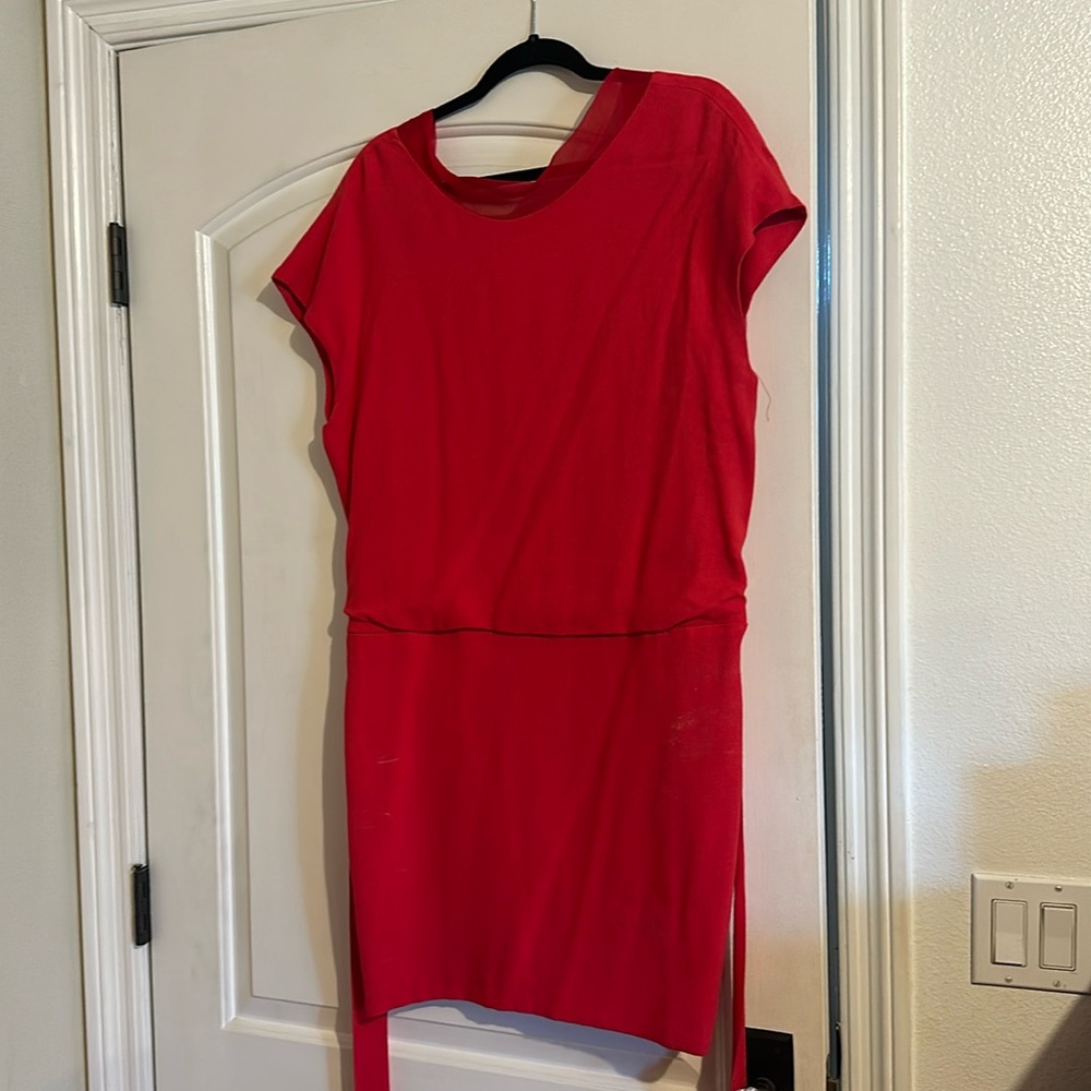 Sexy Red Dress , V shaped back
